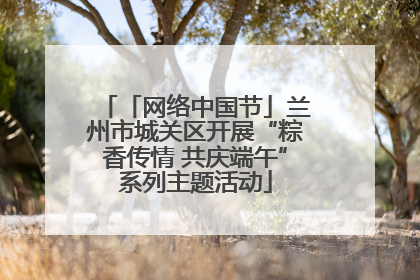 「网络中国节」兰州市城关区开展“粽香传情 共庆端午”系列主题活动