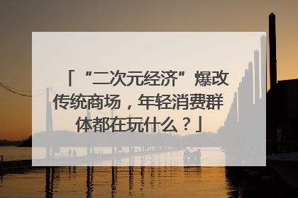 “二次元经济”爆改传统商场，年轻消费群体都在玩什么？