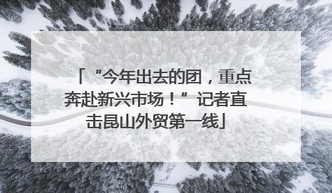 “今年出去的团，重点奔赴新兴市场！”记者直击昆山外贸第一线