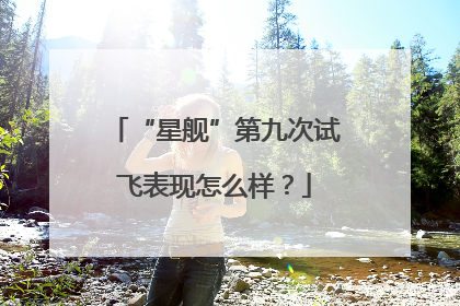 “星舰”第九次试飞表现怎么样？