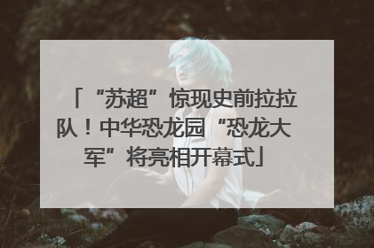 “苏超”惊现史前拉拉队！中华恐龙园“恐龙大军”将亮相开幕式