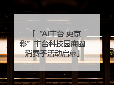 “AI丰台 更京彩”丰台科技园商圈消费季活动启幕