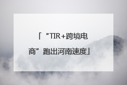 “TIR+跨境电商”跑出河南速度