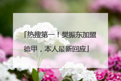 热搜第一！樊振东加盟德甲，本人最新回应