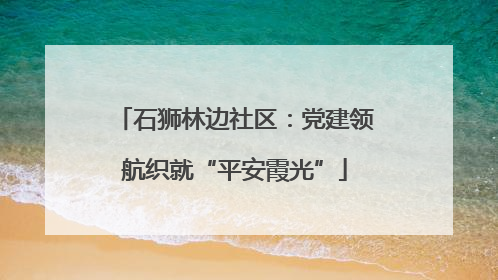 石狮林边社区：党建领航织就“平安霞光”