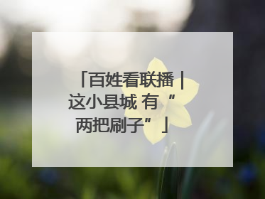 百姓看联播｜这小县城 有“两把刷子”