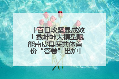 百日攻坚显成效！数坤坤大模型赋能南皮县医共体首份“答卷”出炉