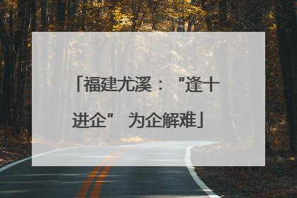 福建尤溪：“逢十进企” 为企解难