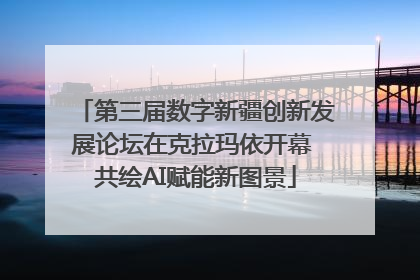 第三届数字新疆创新发展论坛在克拉玛依开幕 共绘AI赋能新图景