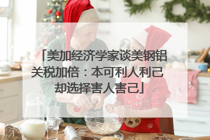美加经济学家谈美钢铝关税加倍：本可利人利己 却选择害人害己