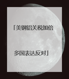 美钢铝关税加倍 多国表达反对