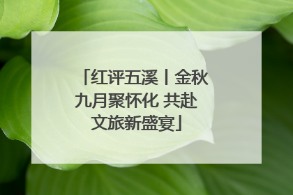 红评五溪丨金秋九月聚怀化 共赴文旅新盛宴