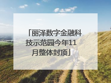 丽泽数字金融科技示范园今年11月整体封顶