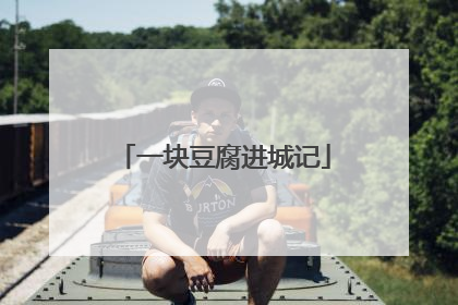 一块豆腐进城记