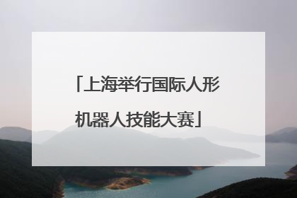 上海举行国际人形机器人技能大赛