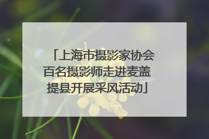 上海市摄影家协会百名摄影师走进麦盖提县开展采风活动