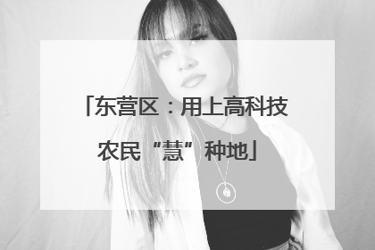 东营区：用上高科技 农民“慧”种地