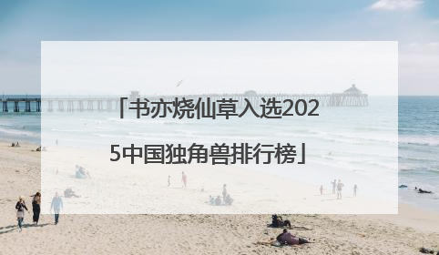 书亦烧仙草入选2025中国独角兽排行榜
