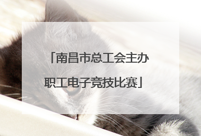 南昌市总工会主办职工电子竞技比赛