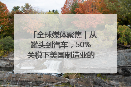 全球媒体聚焦｜从罐头到汽车，50%关税下美国制造业的“生死劫”