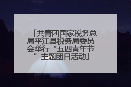 共青团国家税务总局平江县税务局委员会举行“五四青年节”主题团日活动