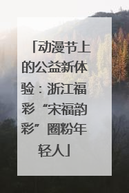 动漫节上的公益新体验：浙江福彩“宋福韵彩”圈粉年轻人