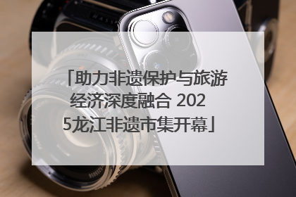 助力非遗保护与旅游经济深度融合 2025龙江非遗市集开幕