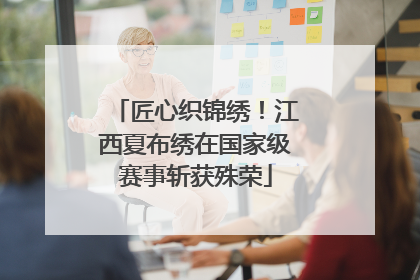 匠心织锦绣！江西夏布绣在国家级赛事斩获殊荣