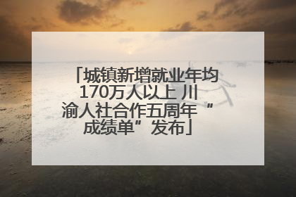 城镇新增就业年均170万人以上 川渝人社合作五周年“成绩单”发布