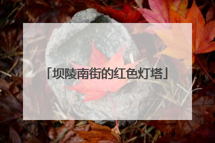 坝陵南街的红色灯塔