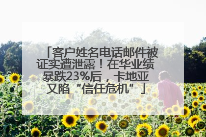 客户姓名电话邮件被证实遭泄露！在华业绩暴跌23%后，卡地亚又陷“信任危机”