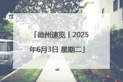 德州速览丨2025年6月3日 星期二