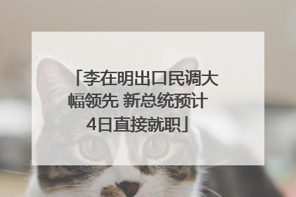 李在明出口民调大幅领先 新总统预计4日直接就职