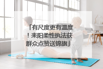 有尺度更有温度！耒阳柔性执法获群众点赞送锦旗