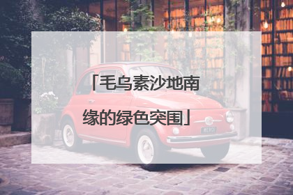 毛乌素沙地南缘的绿色突围