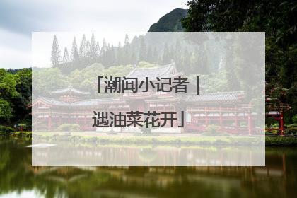 潮闻小记者｜遇油菜花开