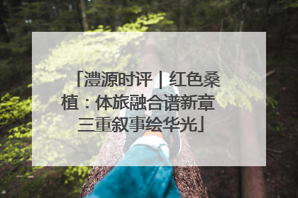 澧源时评｜红色桑植：体旅融合谱新章 三重叙事绘华光