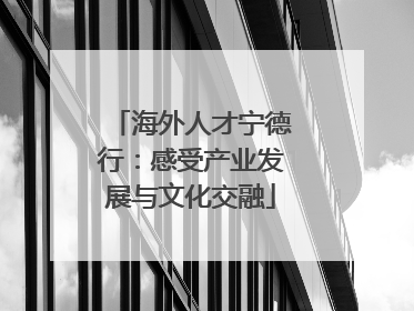 海外人才宁德行：感受产业发展与文化交融