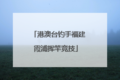 港澳台钓手福建霞浦挥竿竞技
