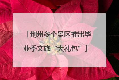 荆州多个景区推出毕业季文旅“大礼包”
