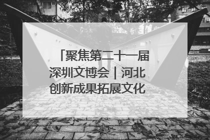 聚焦第二十一届深圳文博会｜河北创新成果拓展文化产业“朋友圈”