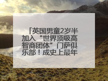 英国男童2岁半加入“世界顶级高智商团体”门萨俱乐部！成史上最年轻男性会员