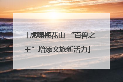 虎啸梅花山 “百兽之王”增添文旅新活力