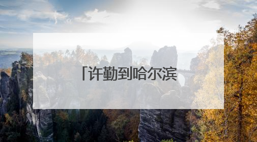 许勤到哈尔滨工业大学调研