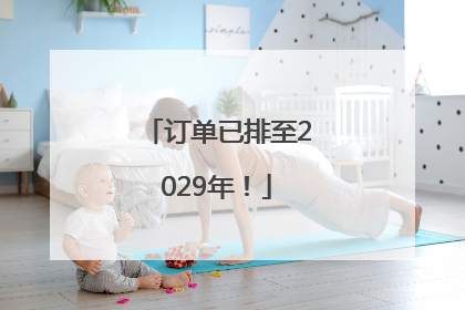 订单已排至2029年！