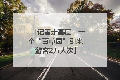 记者走基层｜一个“百草园”引来游客2万人次