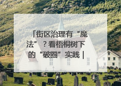 街区治理有“魔法”？看梧桐树下的“破圈”实践｜我在街区当书记