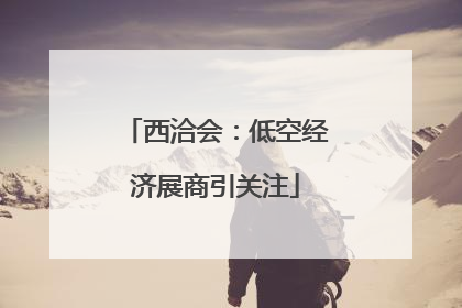 西洽会：低空经济展商引关注