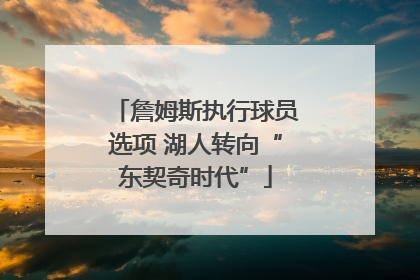 詹姆斯执行球员选项 湖人转向“东契奇时代”