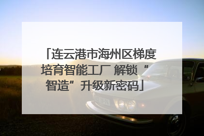 连云港市海州区梯度培育智能工厂 解锁“智造”升级新密码